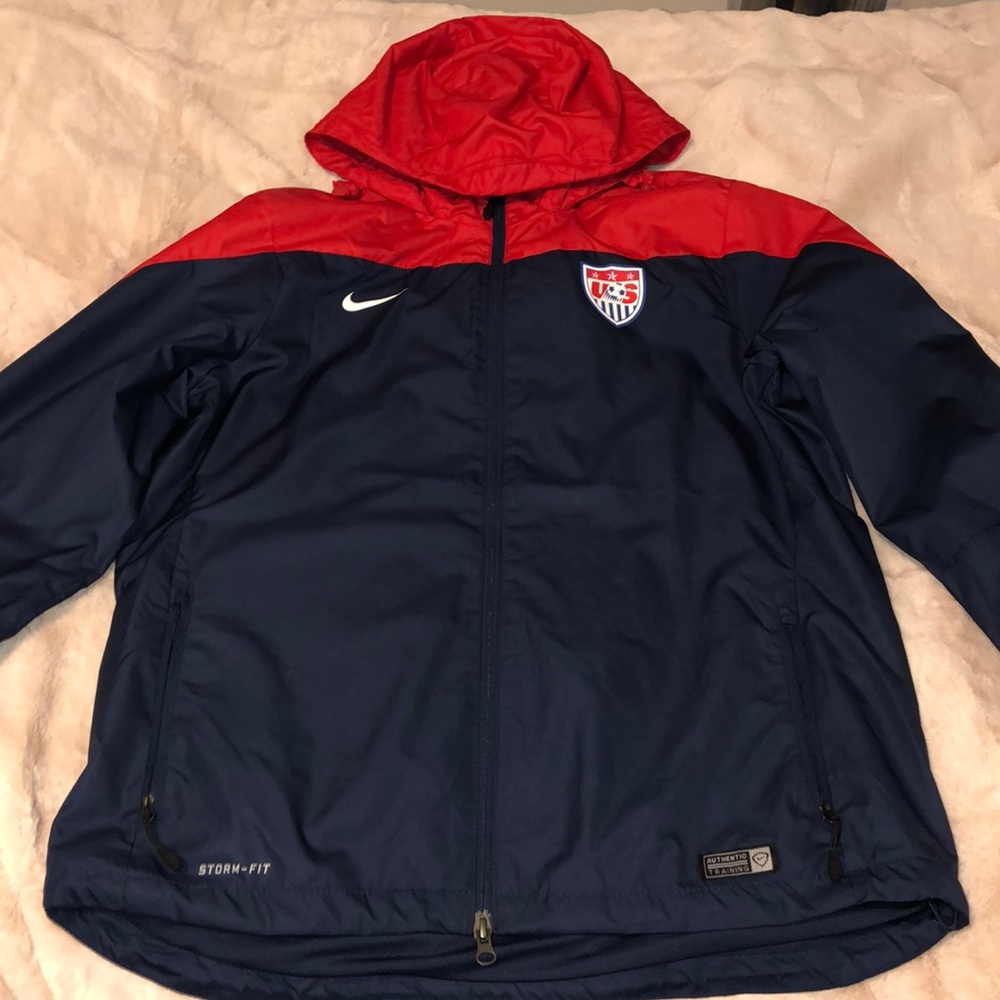 An official US soccer team rain jacket.